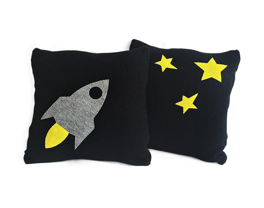 Pillow Covers / Rocket / Set of 2